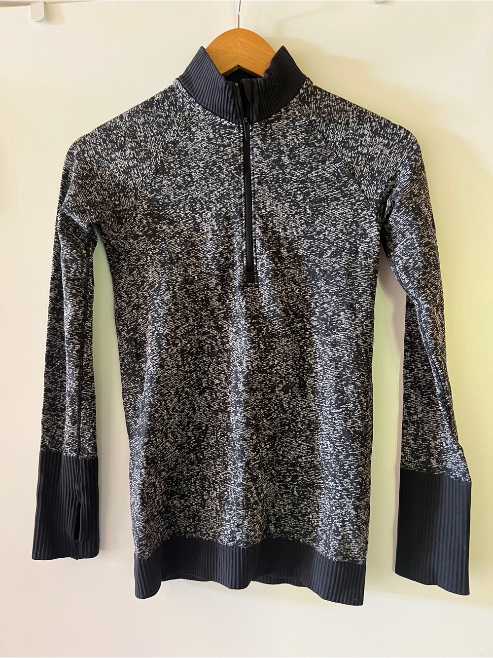 Lululemon Black & Gray Quarter-Zip